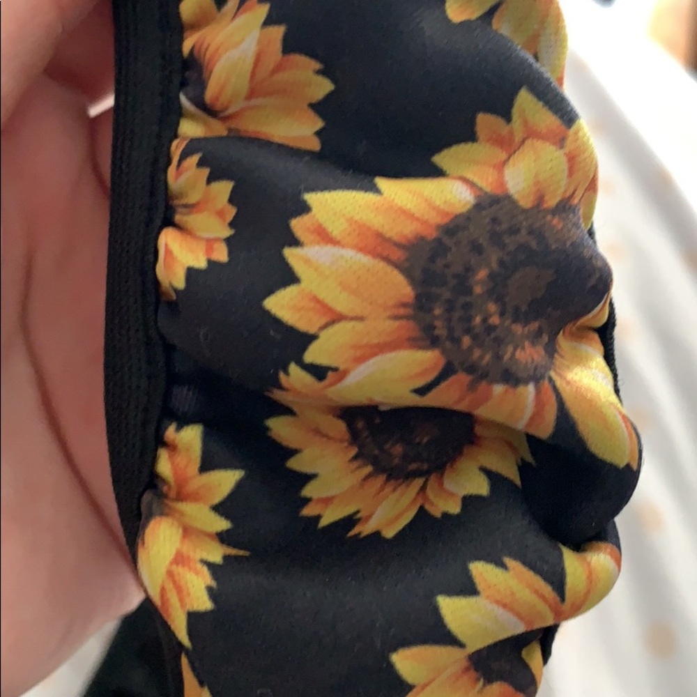 Sunflower Steering Wheel Cover